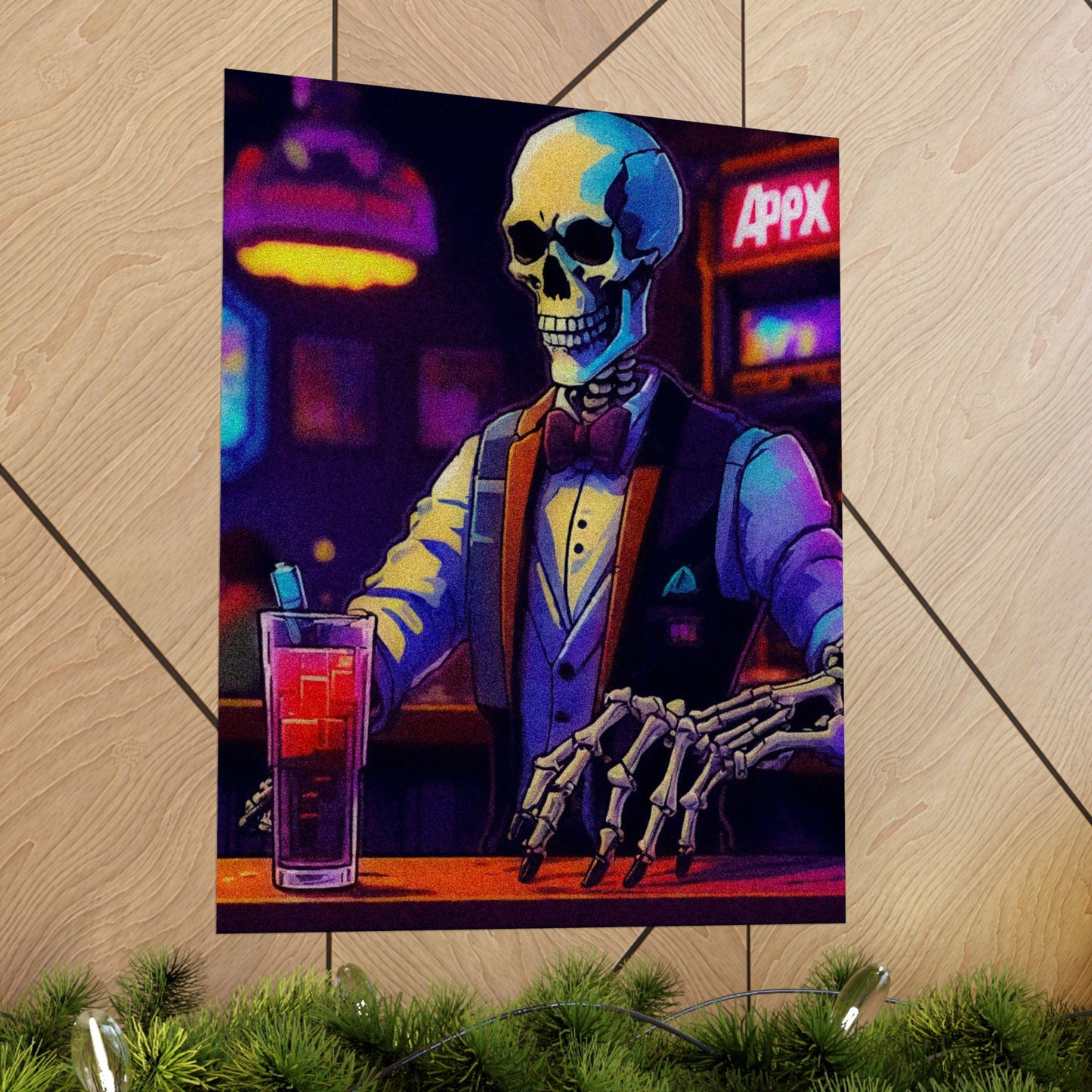 "Bonez behind the Bar" Poster