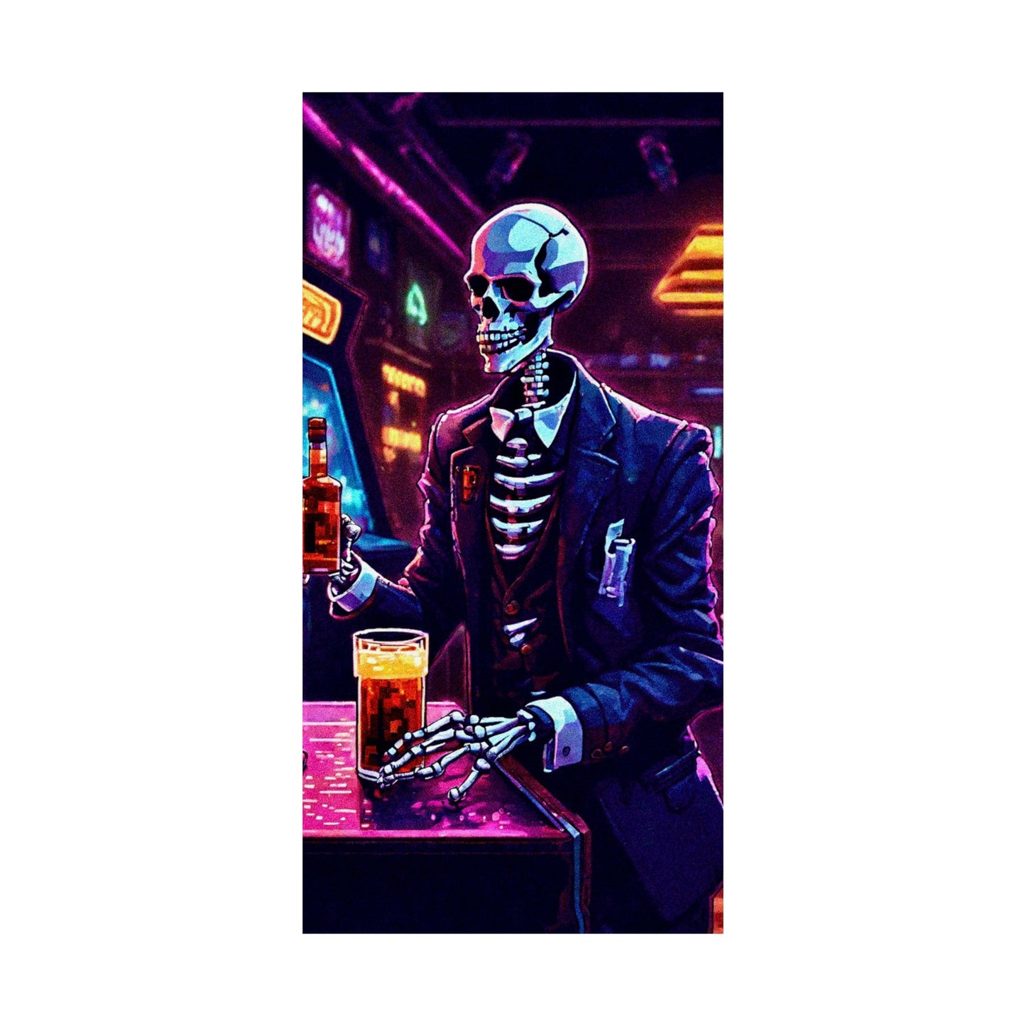 Booze, Bonez, and arcades Posters