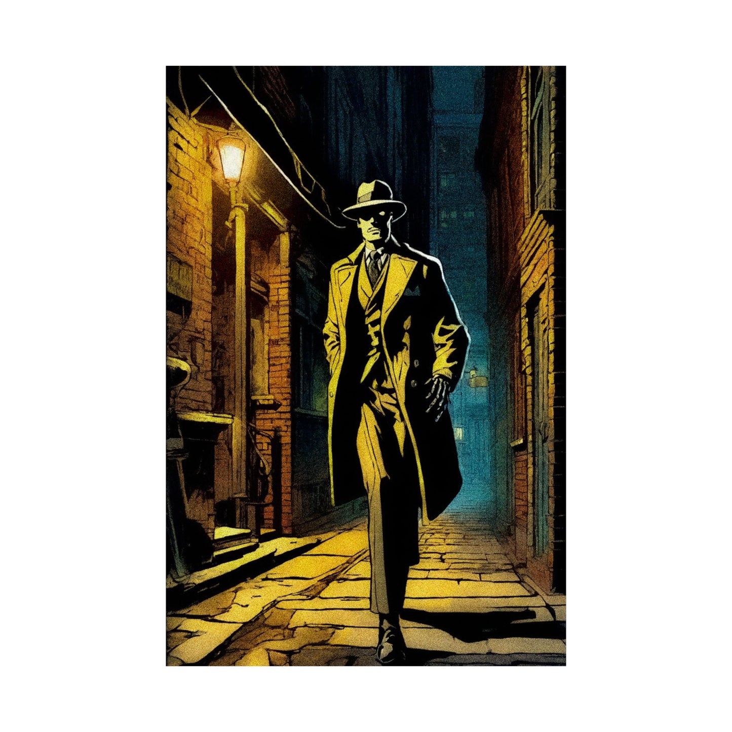 "The Detective"  Matte Vertical Poster