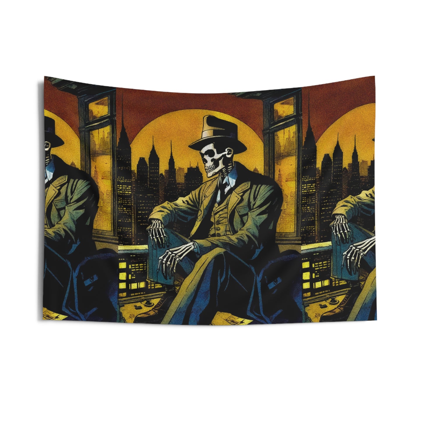 "Rooftop Bonez" Indoor Wall Tapestries