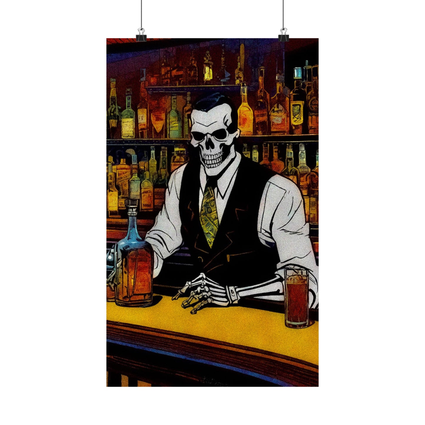 "Bartender Bonez" Matte Vertical Posters