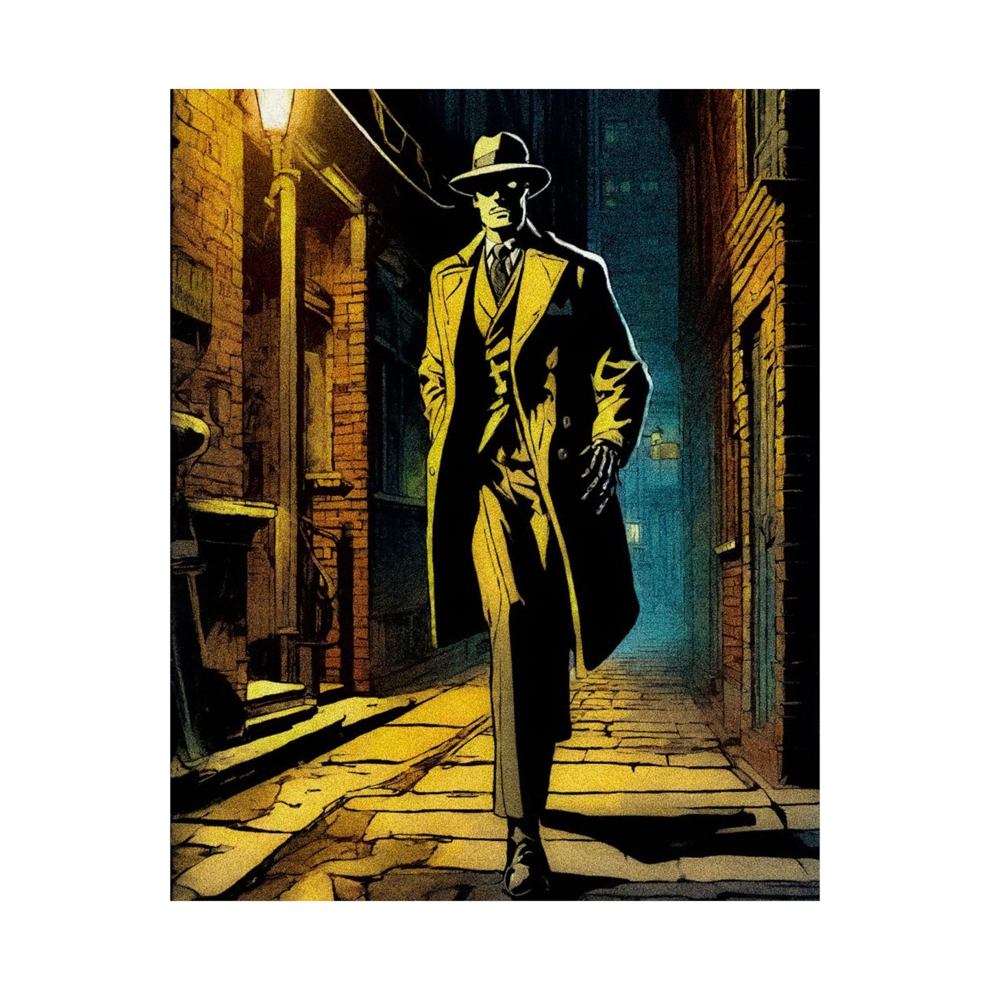 "The Detective"  Matte Vertical Poster