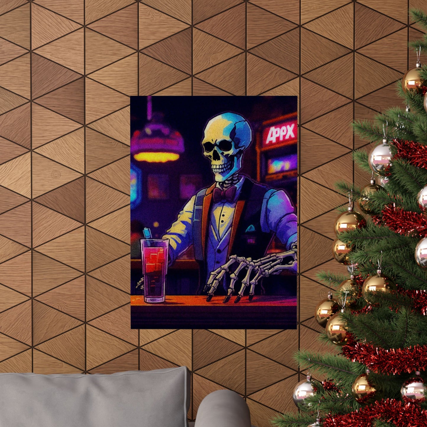 "Bonez behind the Bar" Poster