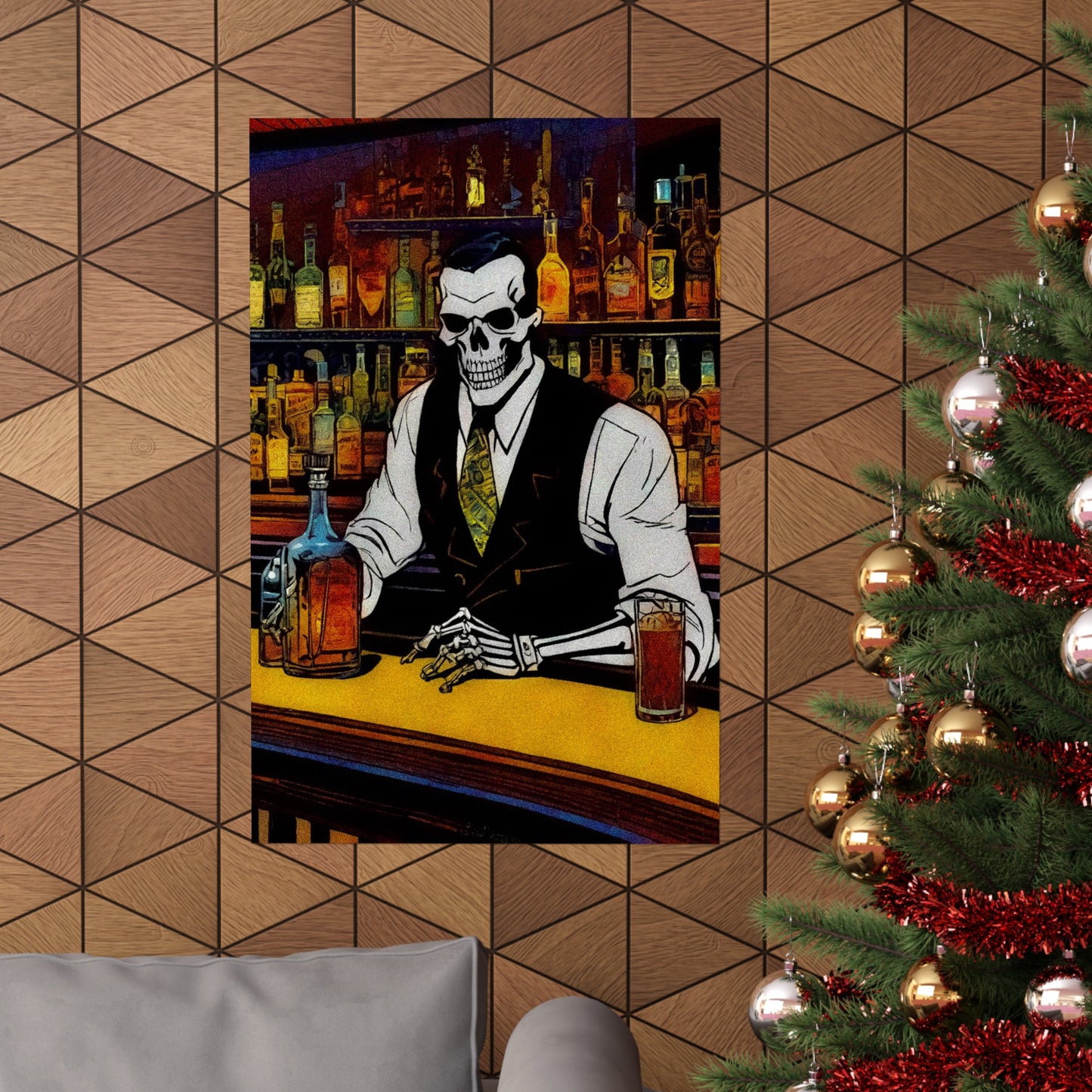 "Bartender Bonez" Matte Vertical Posters