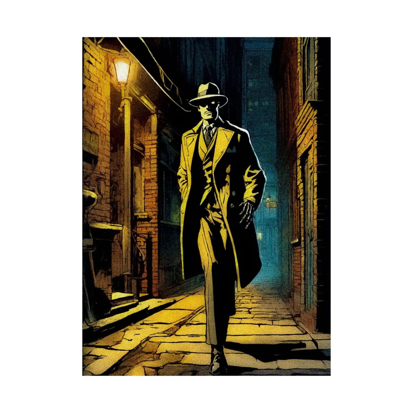 "The Detective"  Matte Vertical Poster