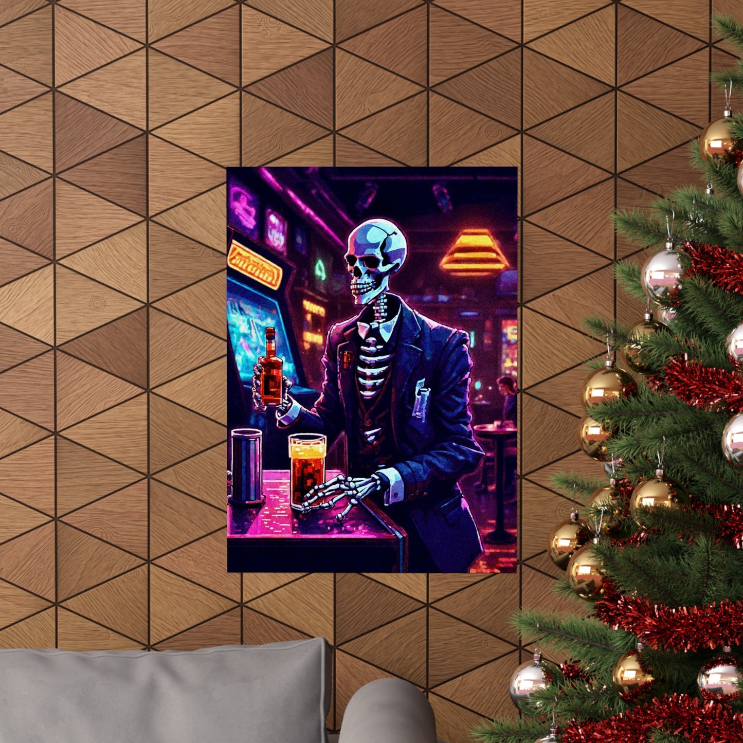 Booze, Bonez, and arcades Posters