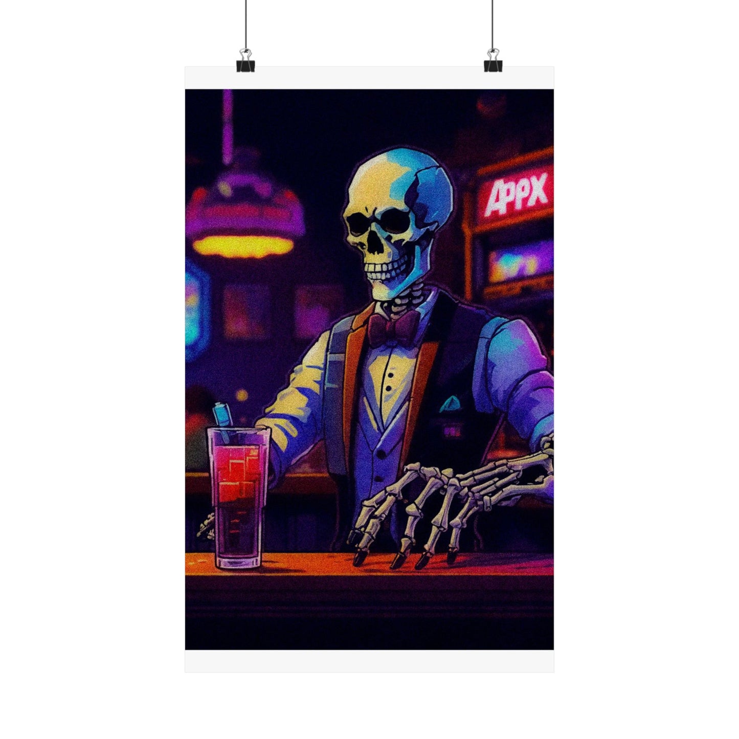 "Bonez behind the Bar" Poster