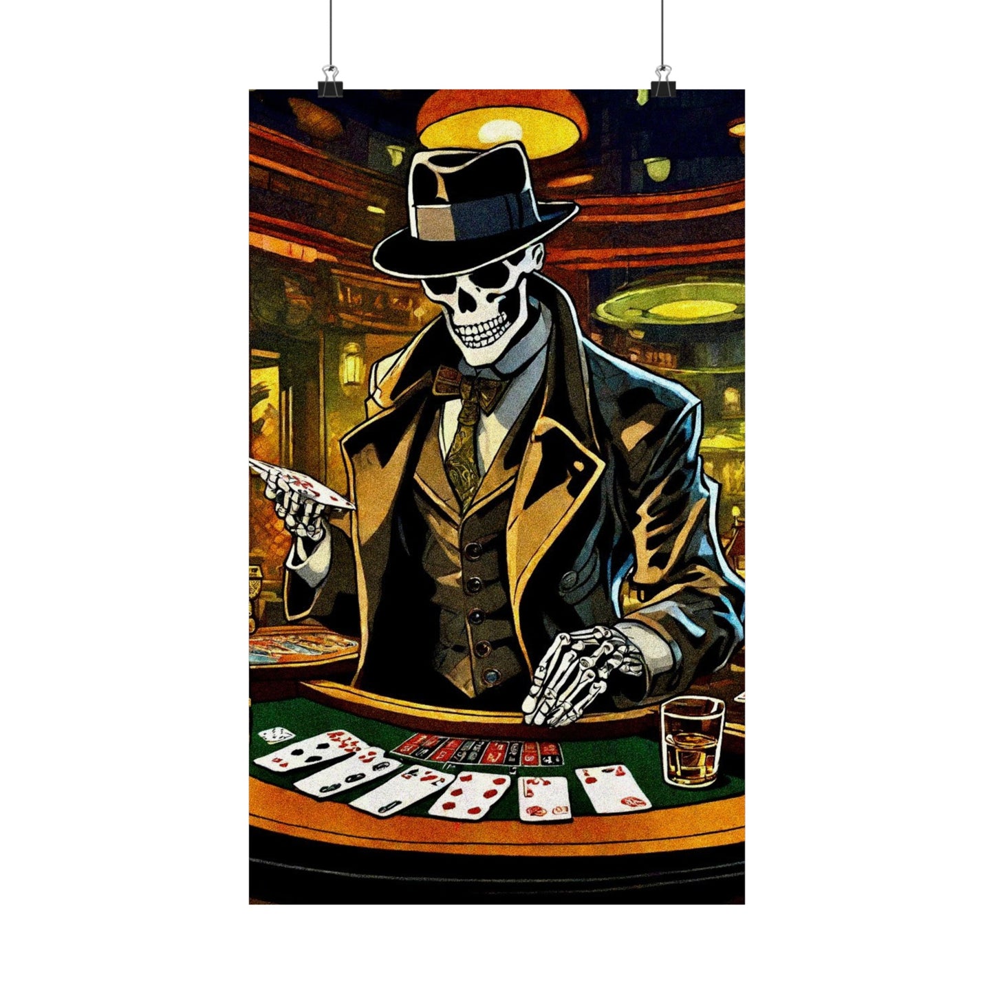 Gambling with Mr.Bones Posters