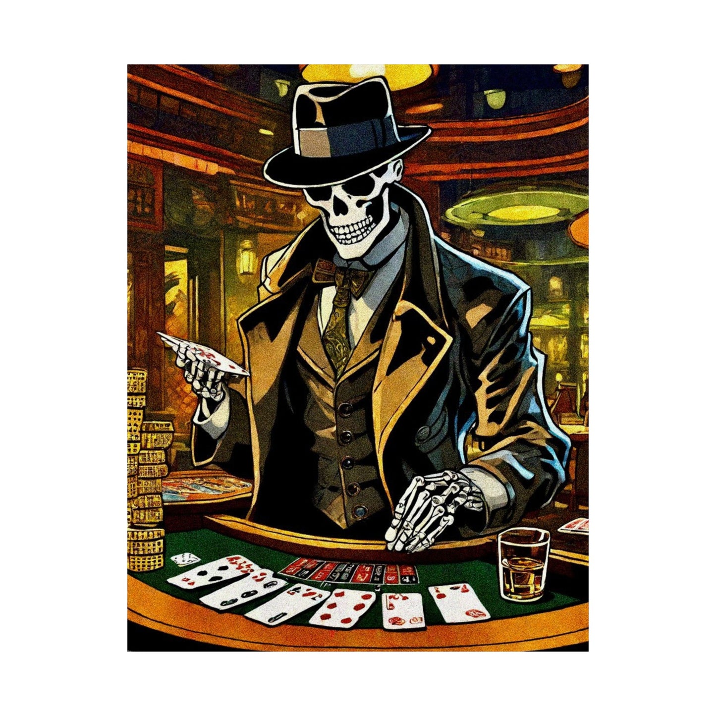 Gambling with Mr.Bones Posters