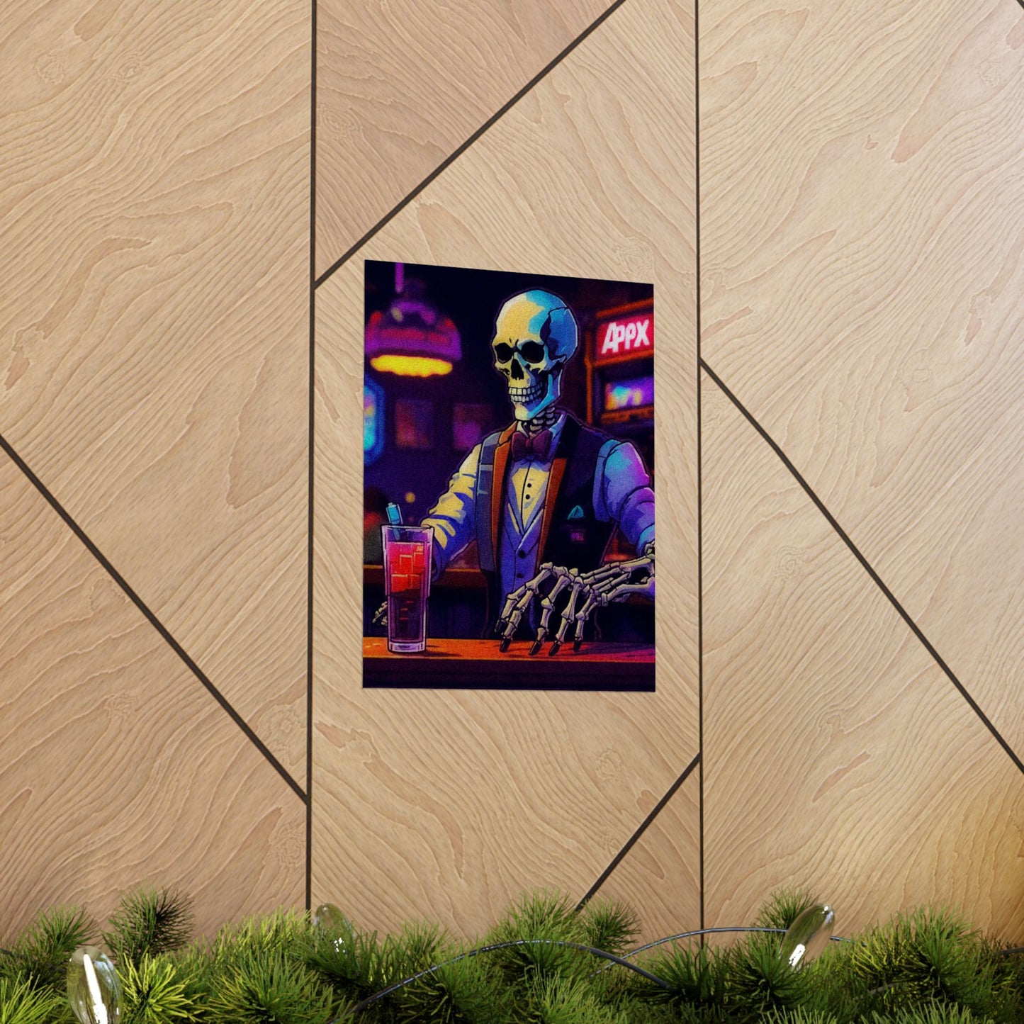 "Bonez behind the Bar" Poster