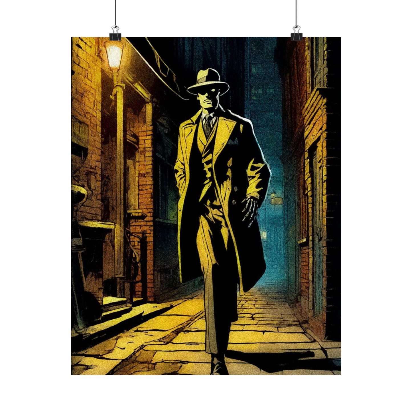 "The Detective"  Matte Vertical Poster