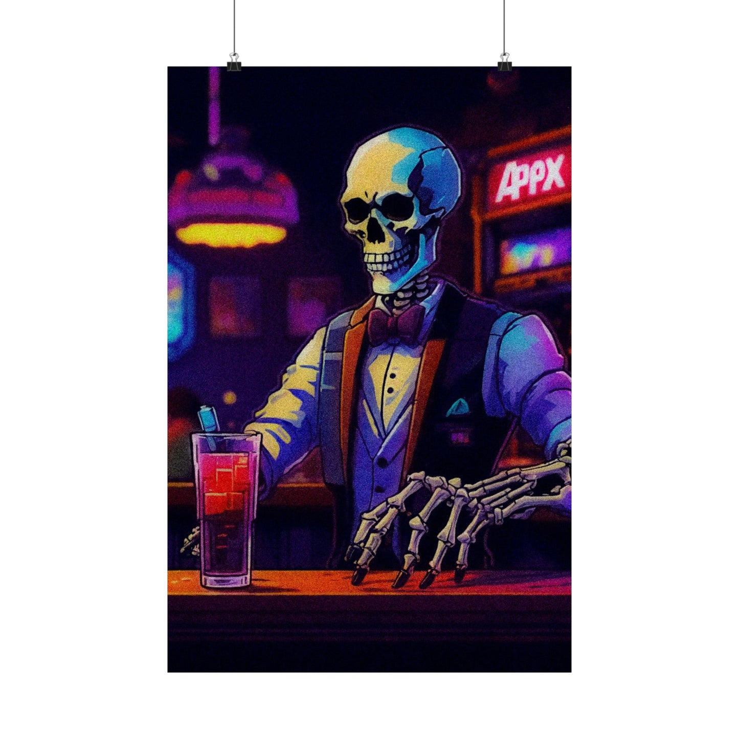 "Bonez behind the Bar" Poster