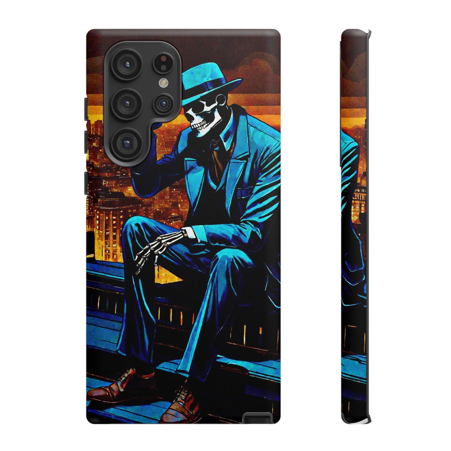 "Night On the Ton" Urban Skeleton Tough Case Stylish Phone Protection for Trendsetters