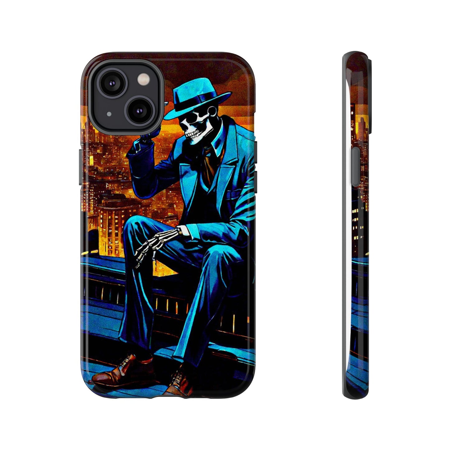 "Night On the Ton" Urban Skeleton Tough Case Stylish Phone Protection for Trendsetters