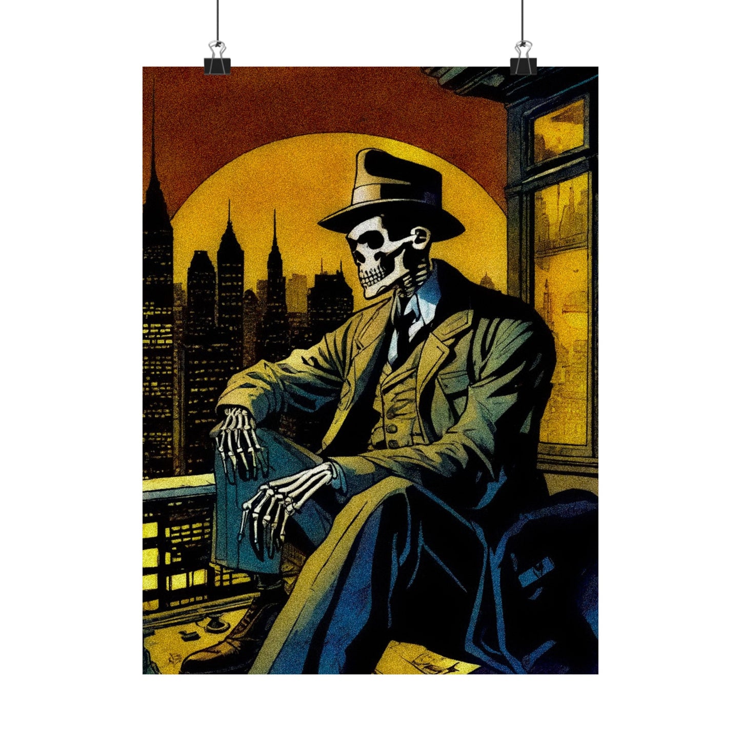 "Rooftop Bonez" Matte Vertical Posters