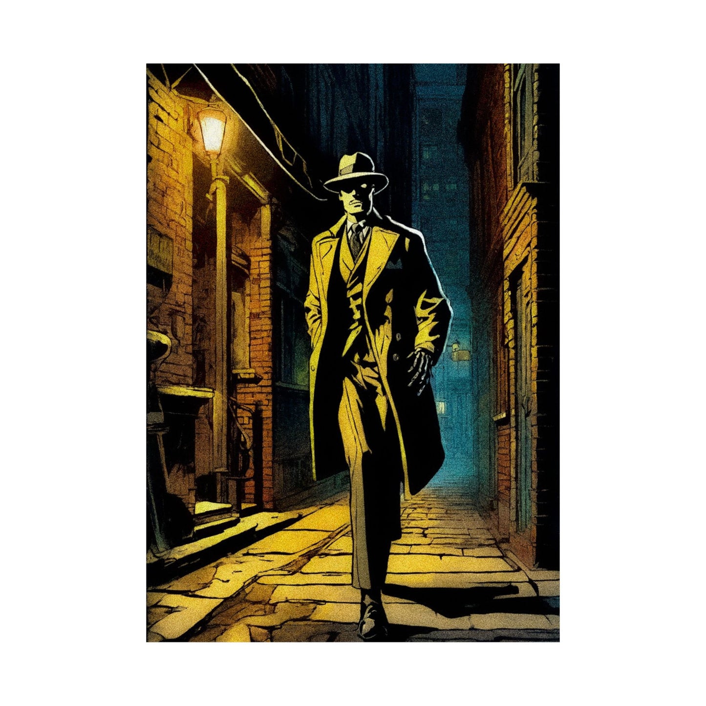 "The Detective"  Matte Vertical Poster