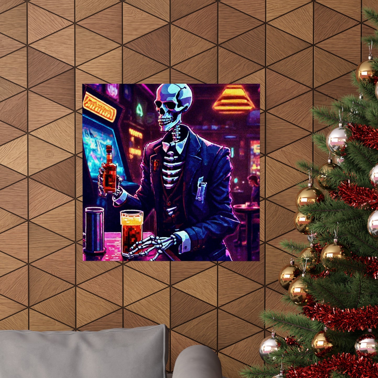 Booze, Bonez, and arcades Posters