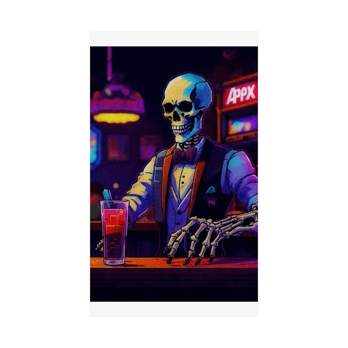 "Bonez behind the Bar" Poster