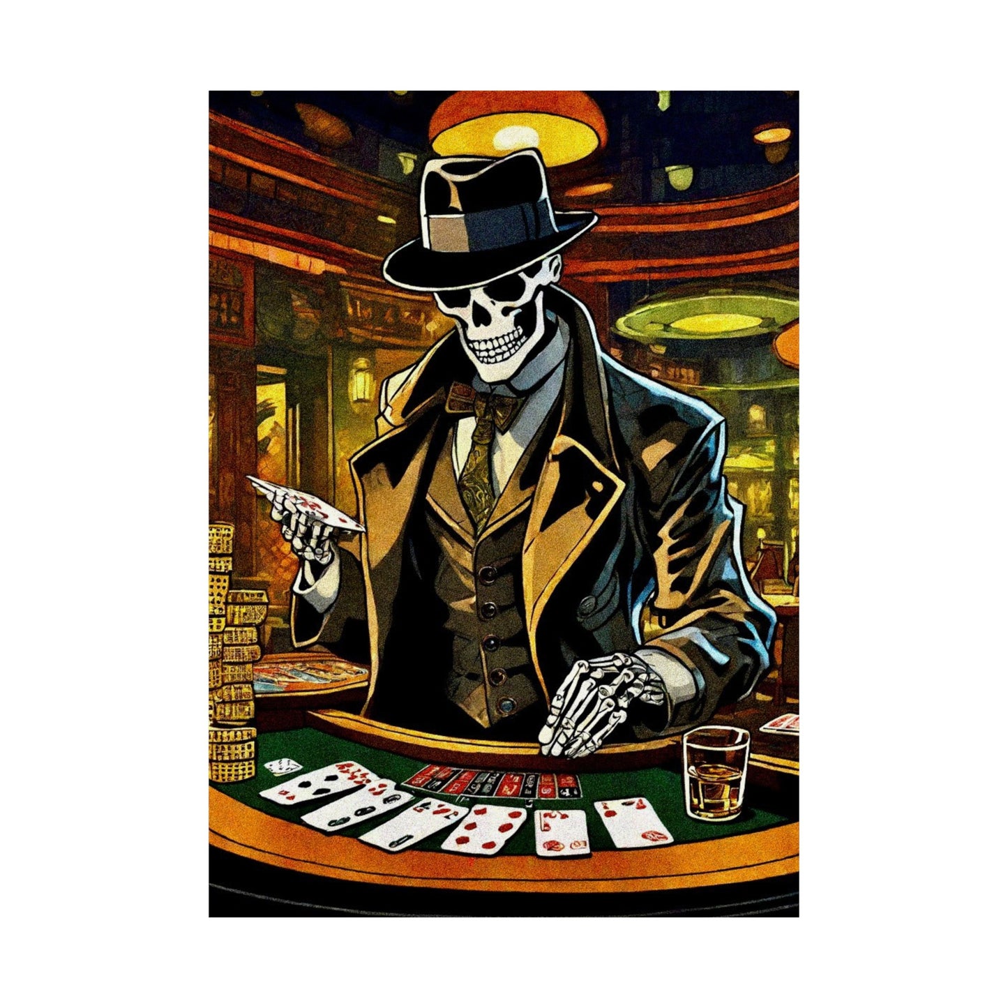 Gambling with Mr.Bones Posters