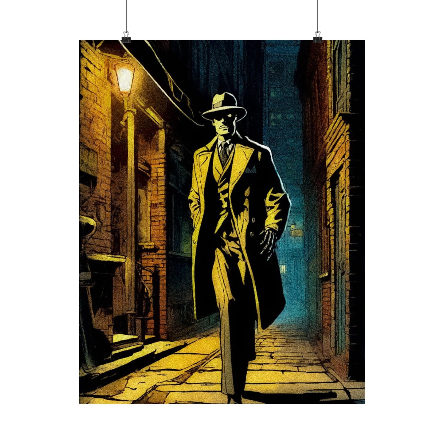 "The Detective"  Matte Vertical Poster