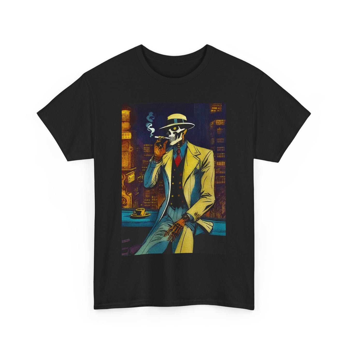 "Mr.Bonez X Tormented Detective" Unisex Heavy Cotton Tee