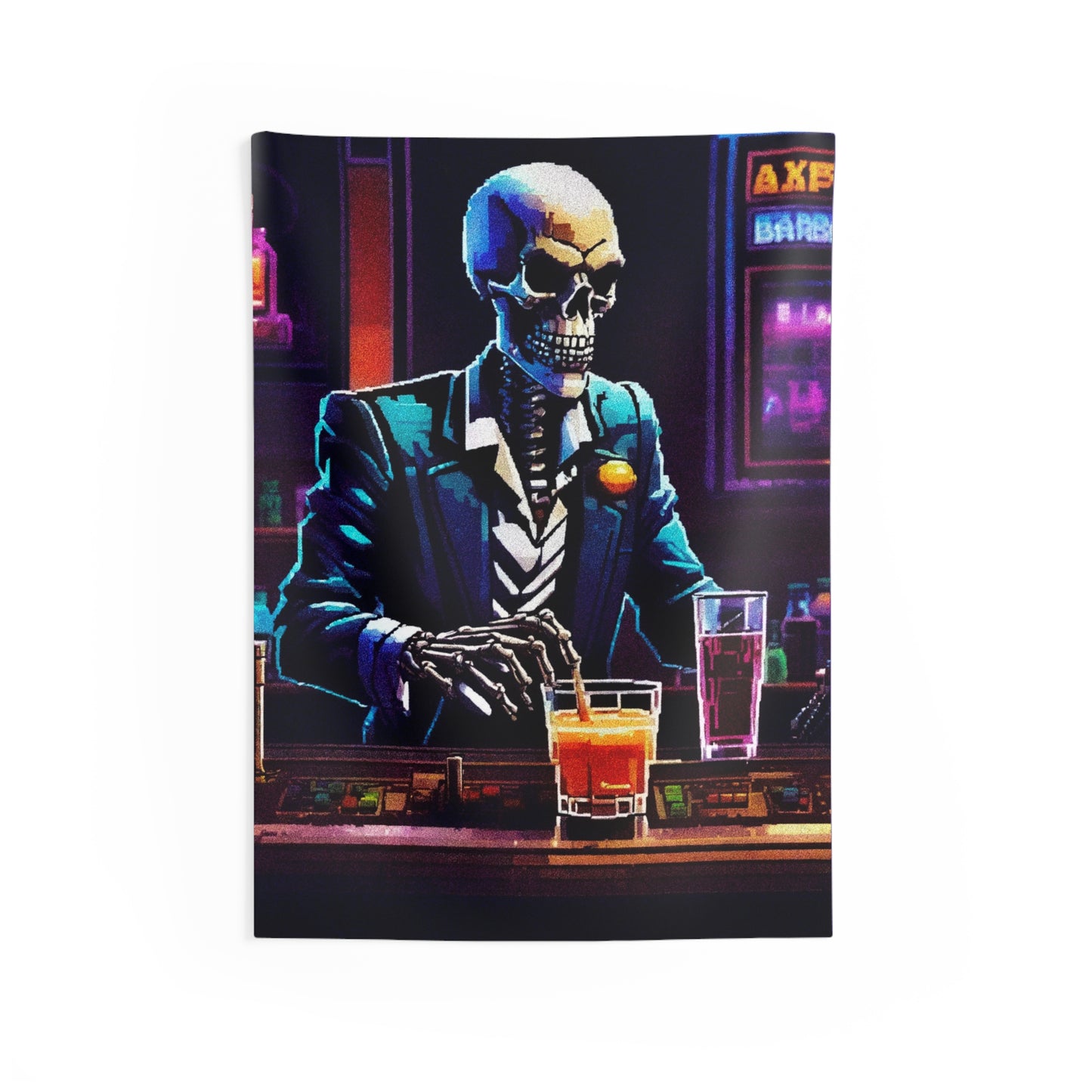 8-Bit Bonez Indoor Wall Tapestries