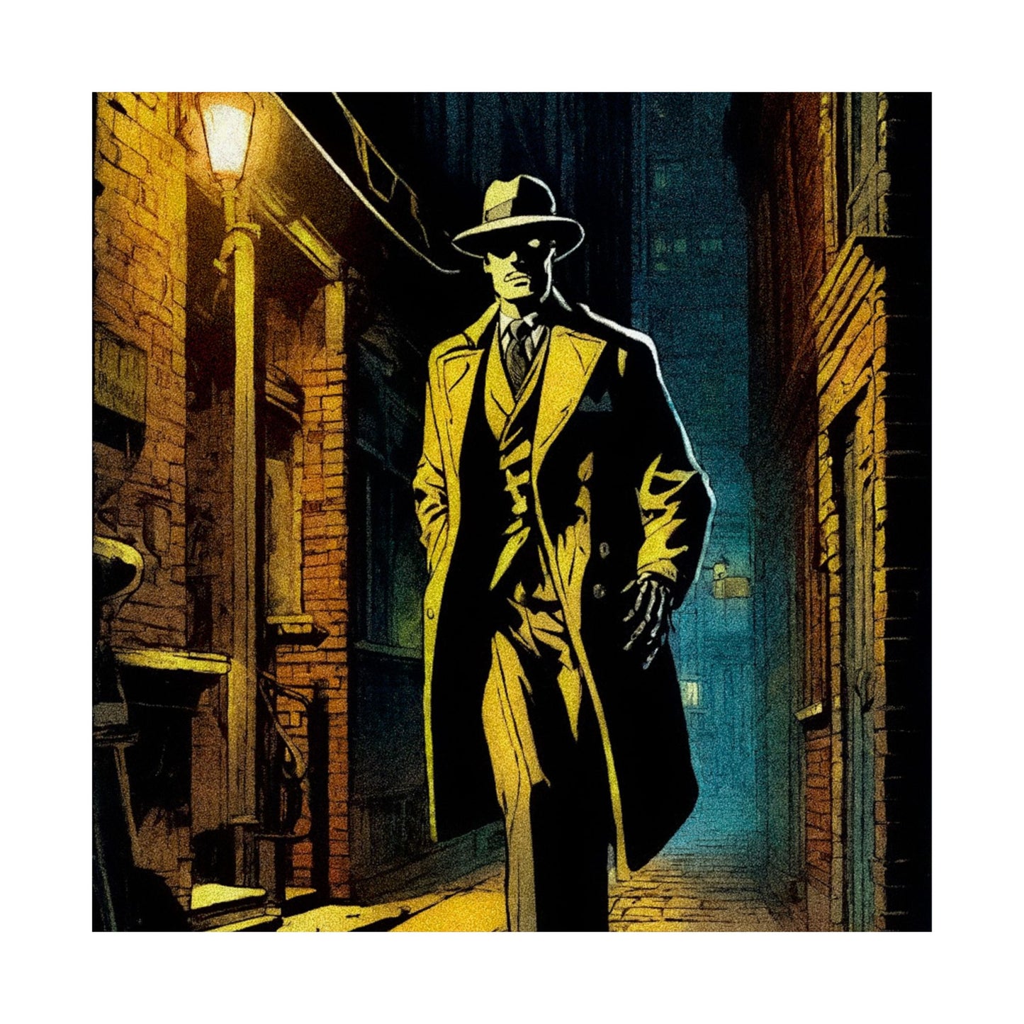 "The Detective"  Matte Vertical Poster