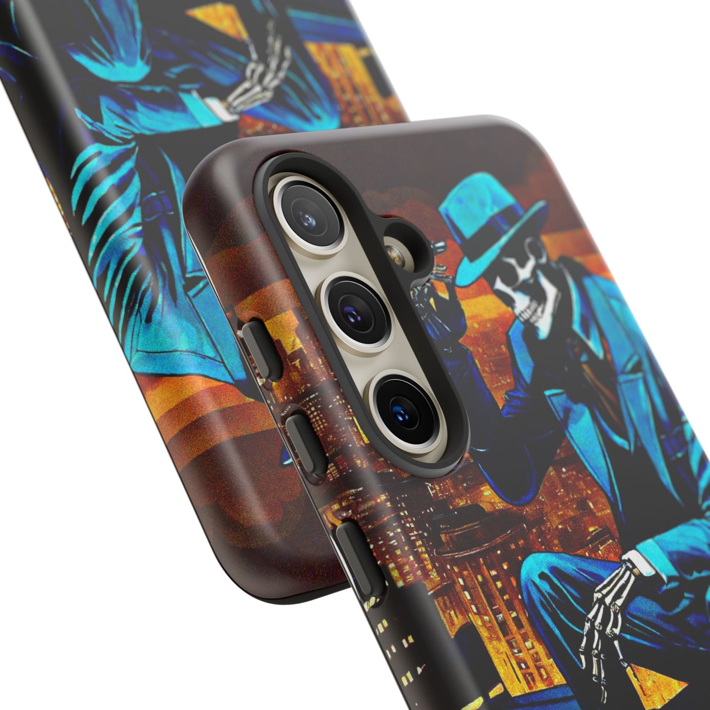 "Night On the Ton" Urban Skeleton Tough Case Stylish Phone Protection for Trendsetters