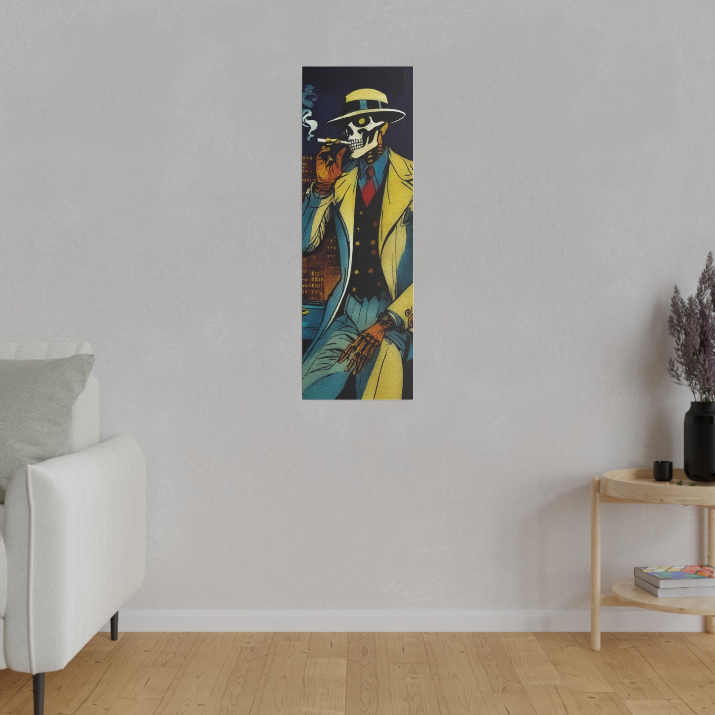 "Midnight Smokes" Matte Canvas, Stretched, 0.75"