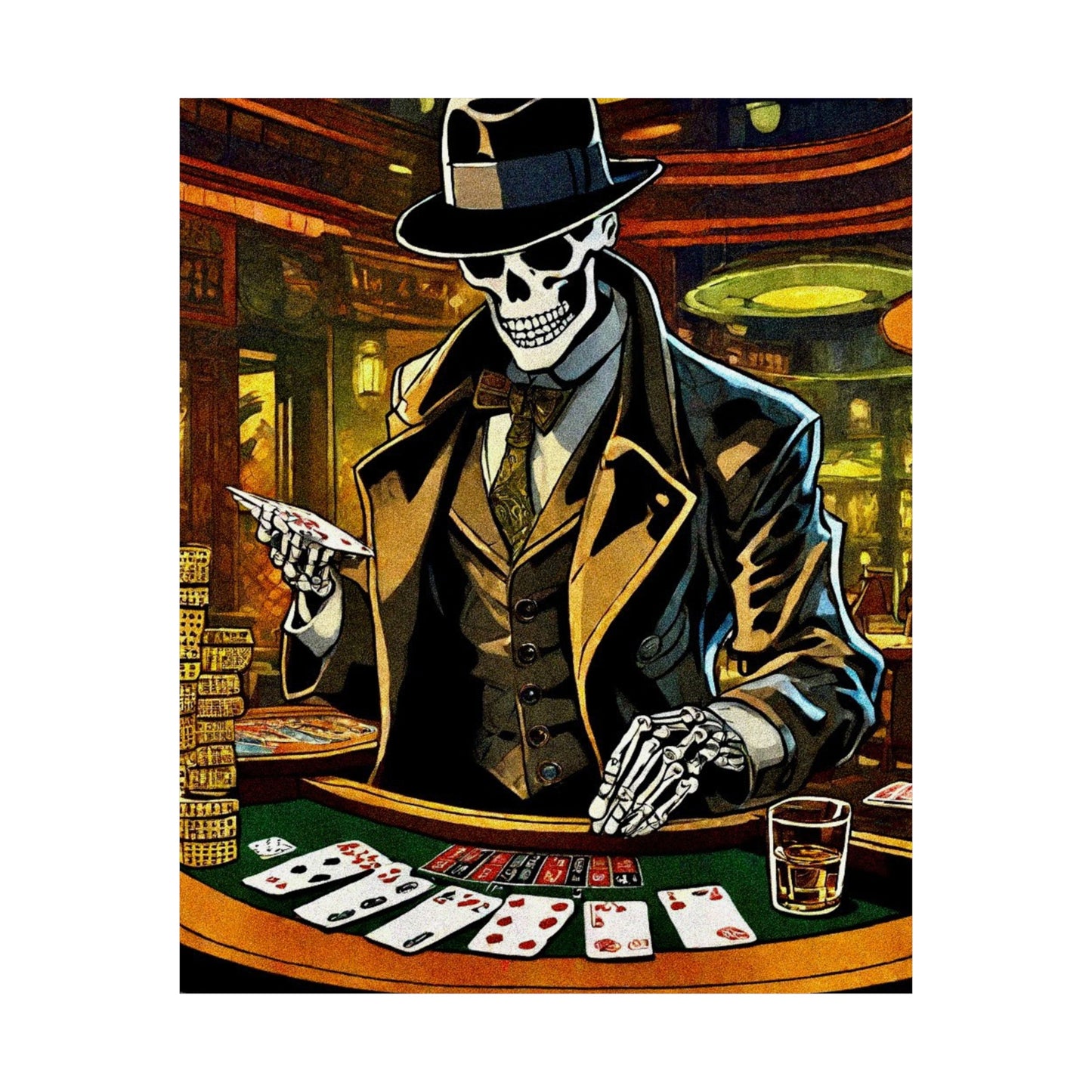 Gambling with Mr.Bones Posters