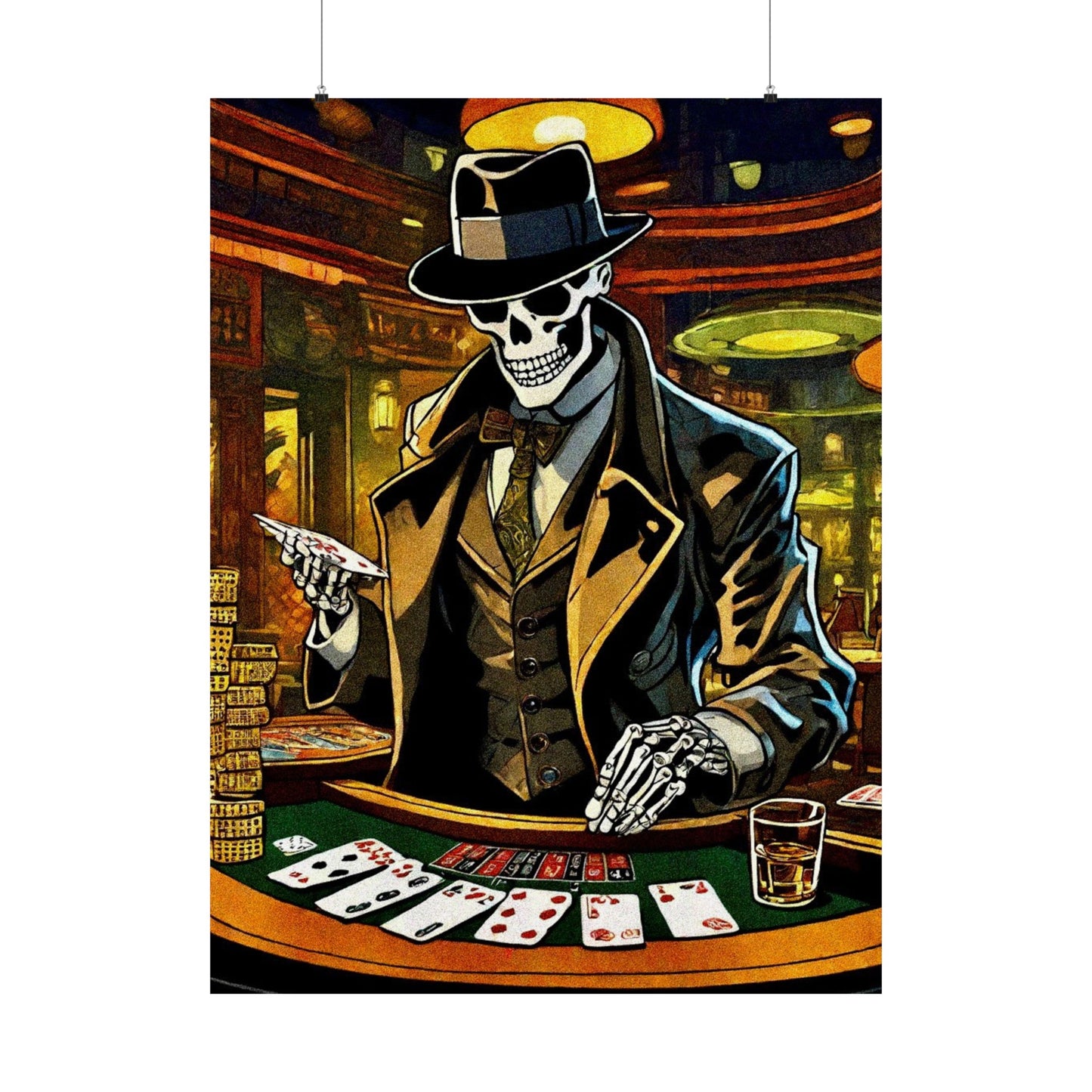 Gambling with Mr.Bones Posters