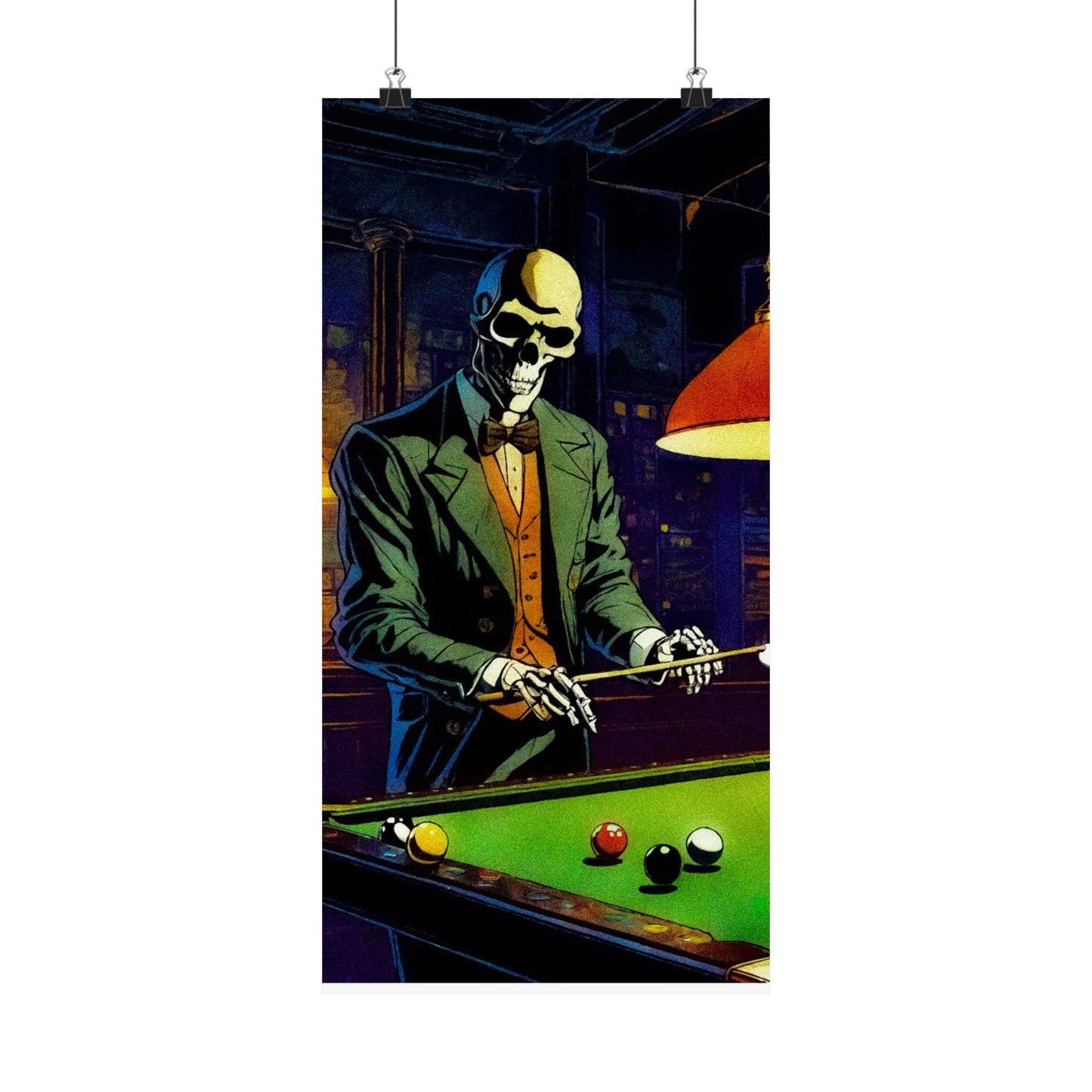 "Mr.Bonez's Jazz Bar (pool)" Matte Vertical Posters