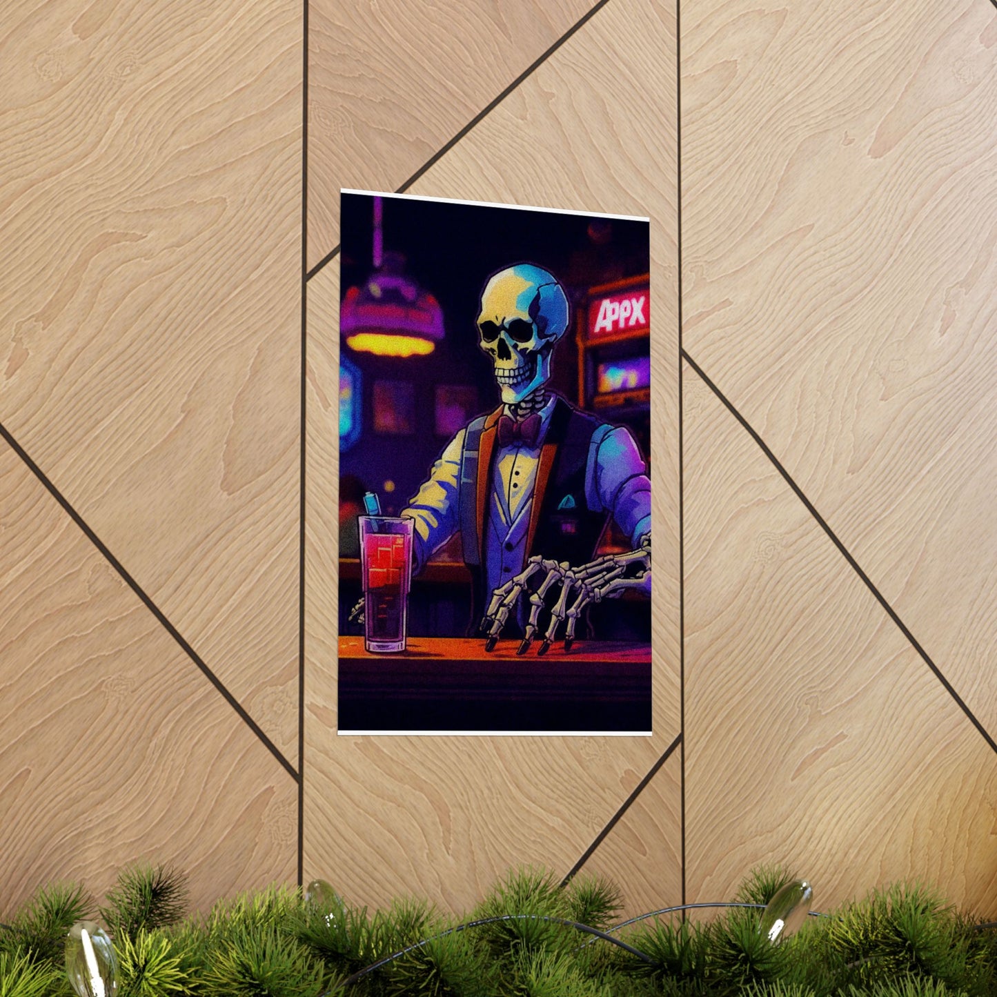 "Bonez behind the Bar" Poster