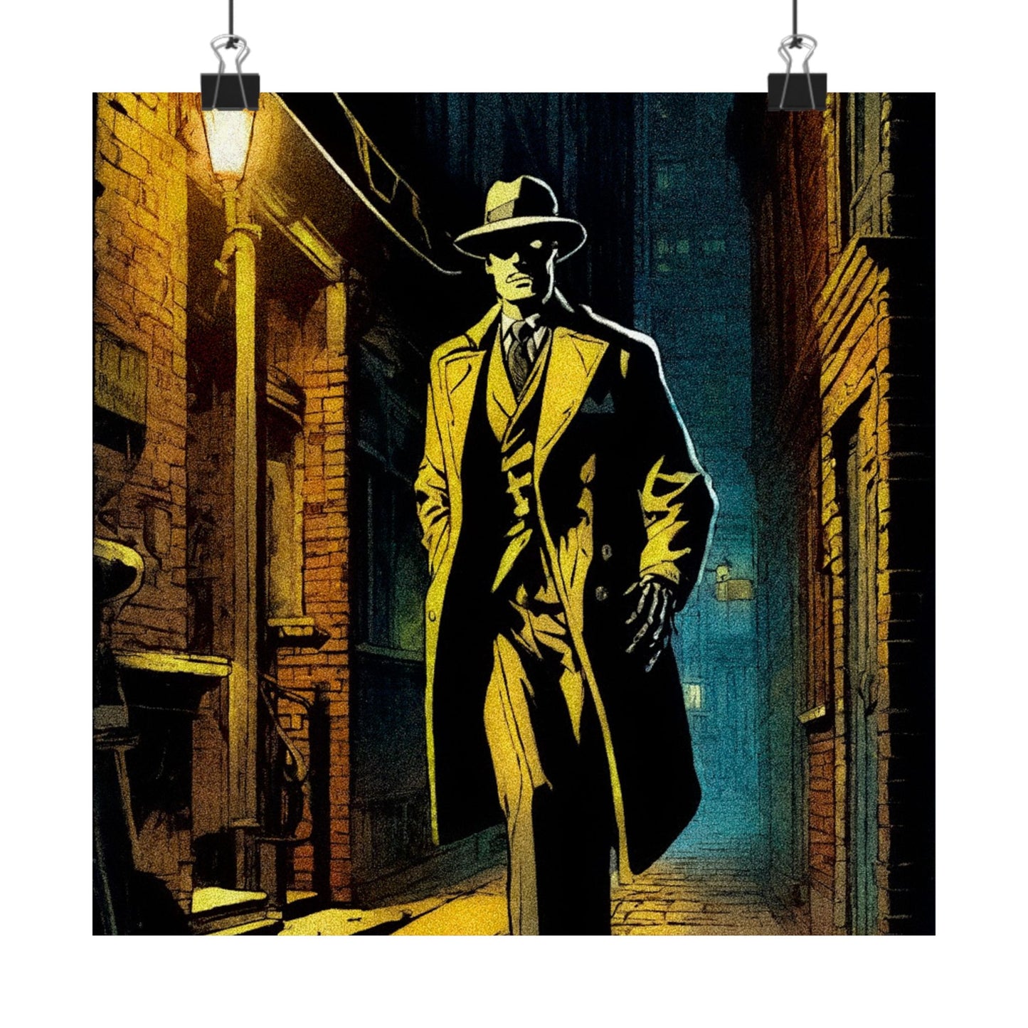 "The Detective"  Matte Vertical Poster