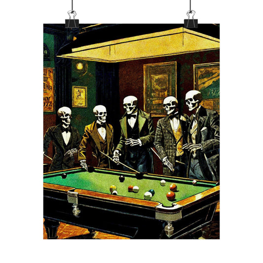 Mr.bones's Pool Table Poster