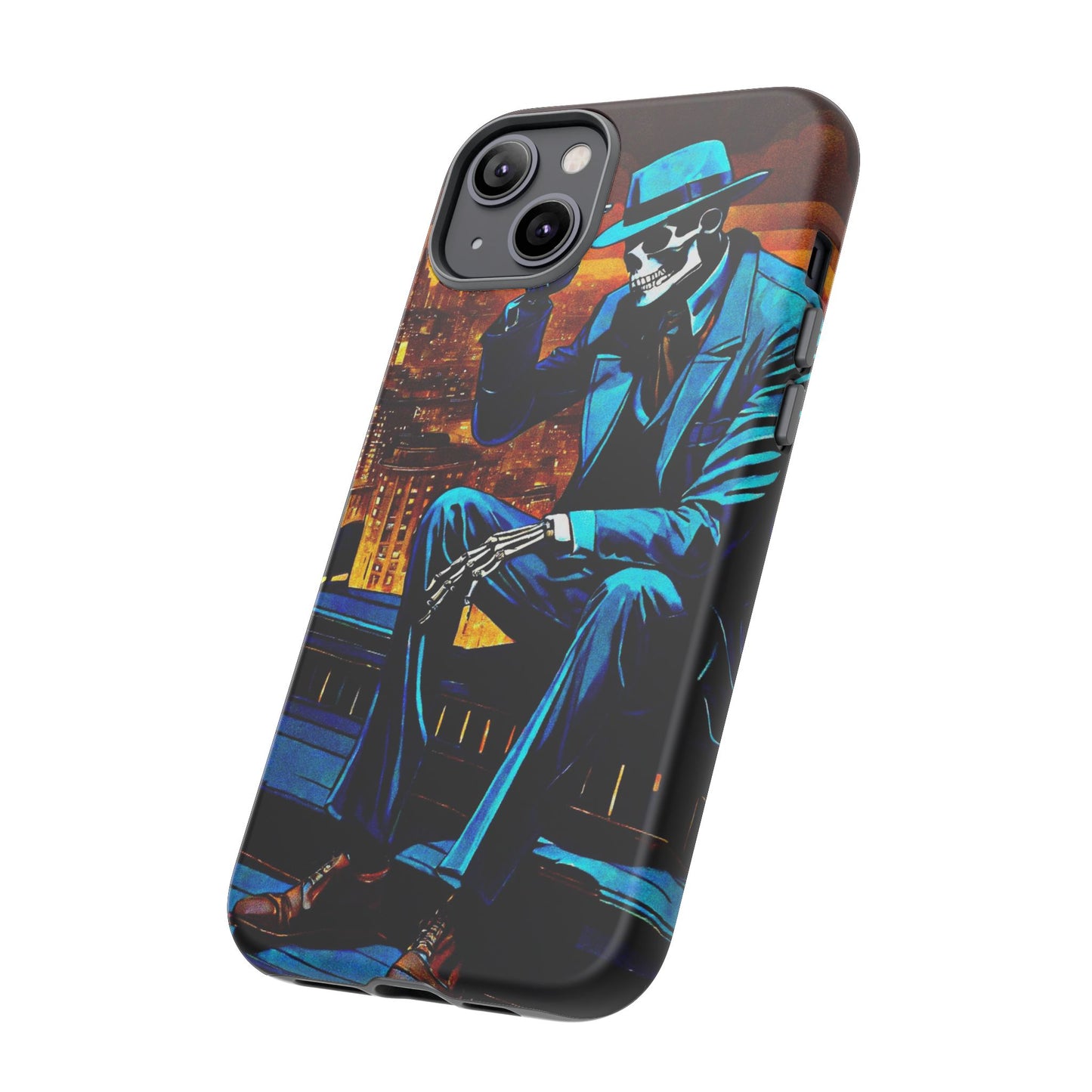 "Night On the Ton" Urban Skeleton Tough Case Stylish Phone Protection for Trendsetters