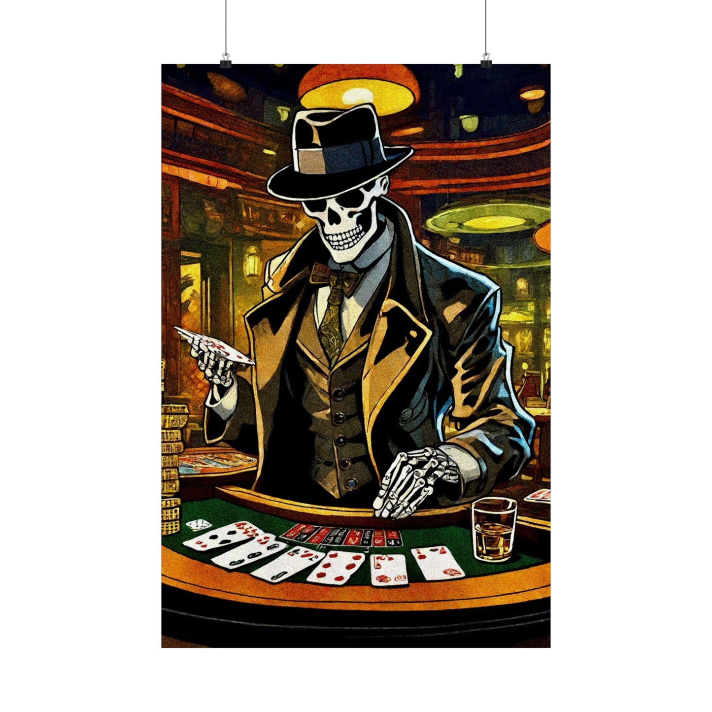 Gambling with Mr.Bones Posters