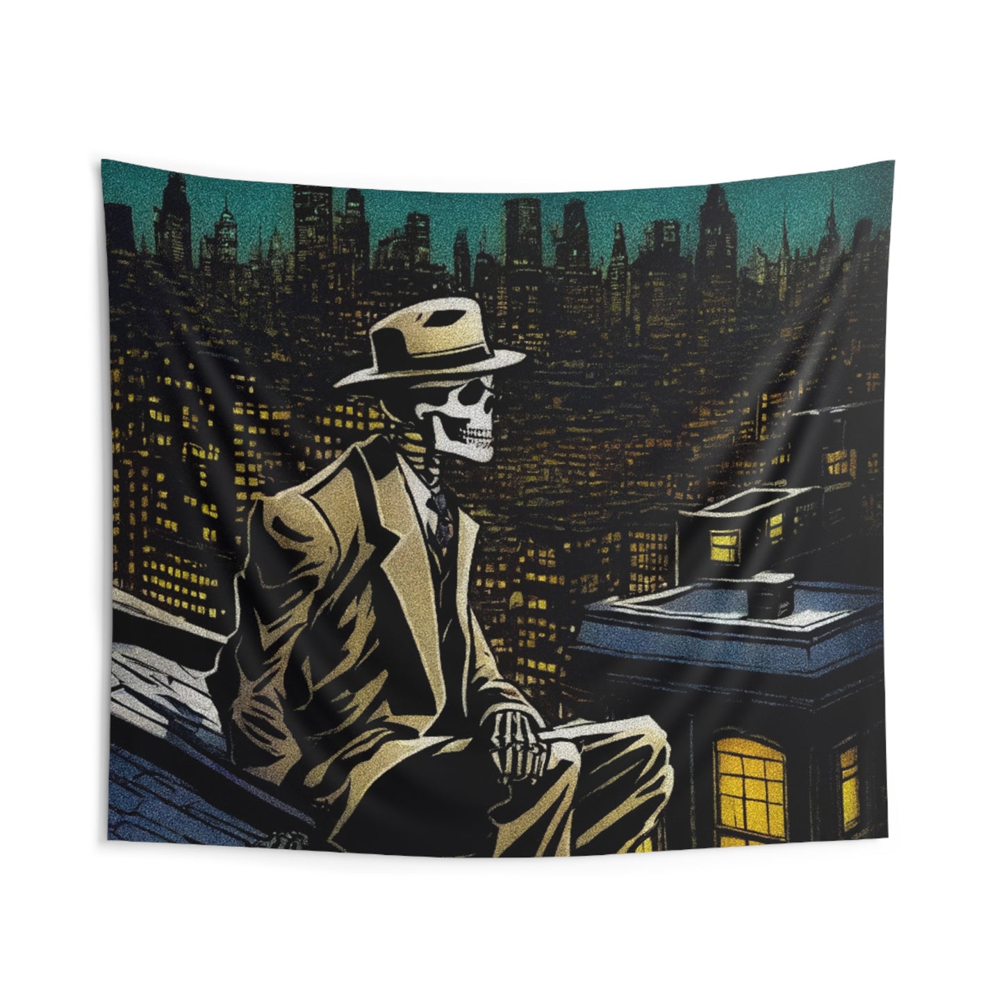 "Rooftop Thoughts" Indoor Wall Tapestries