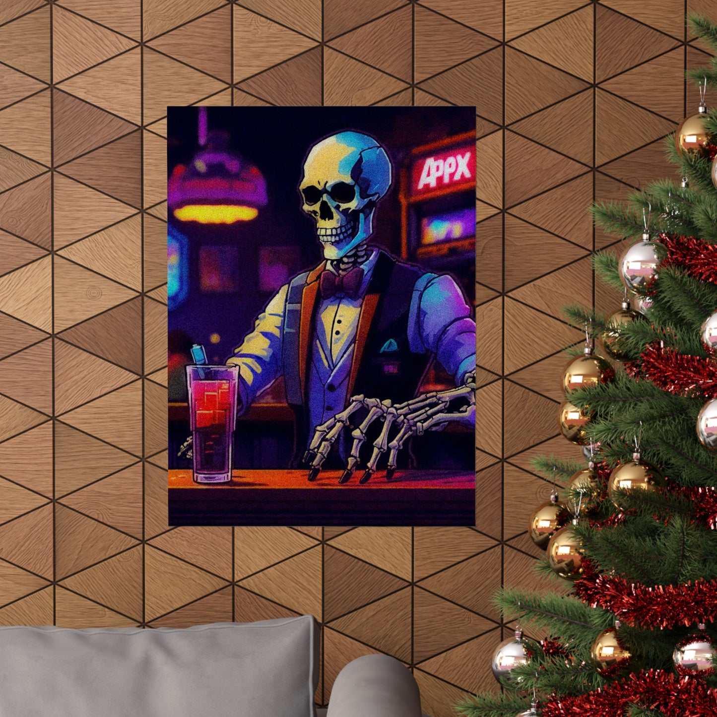 "Bonez behind the Bar" Poster