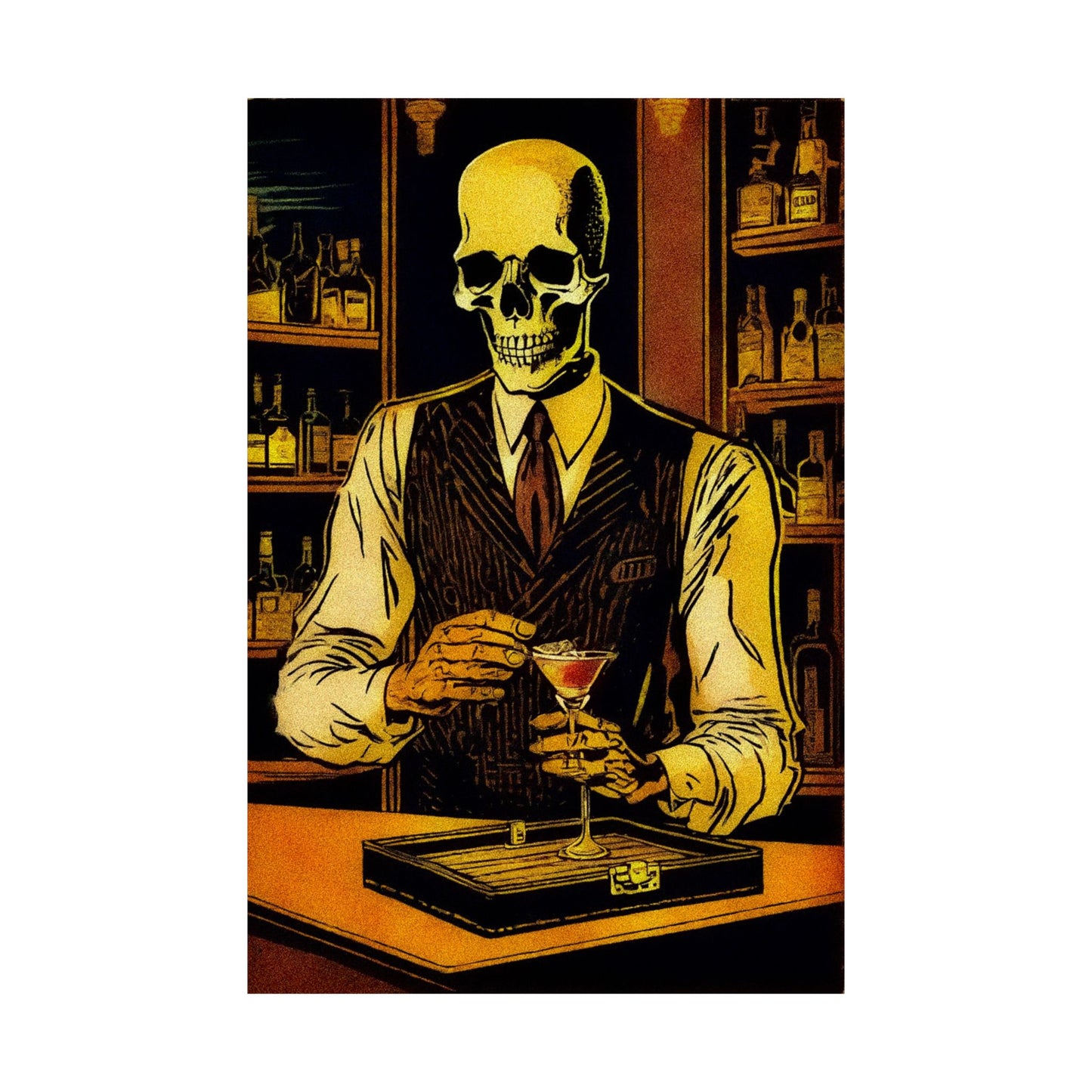 "Gentleman Bonez" Matte Vertical Posters