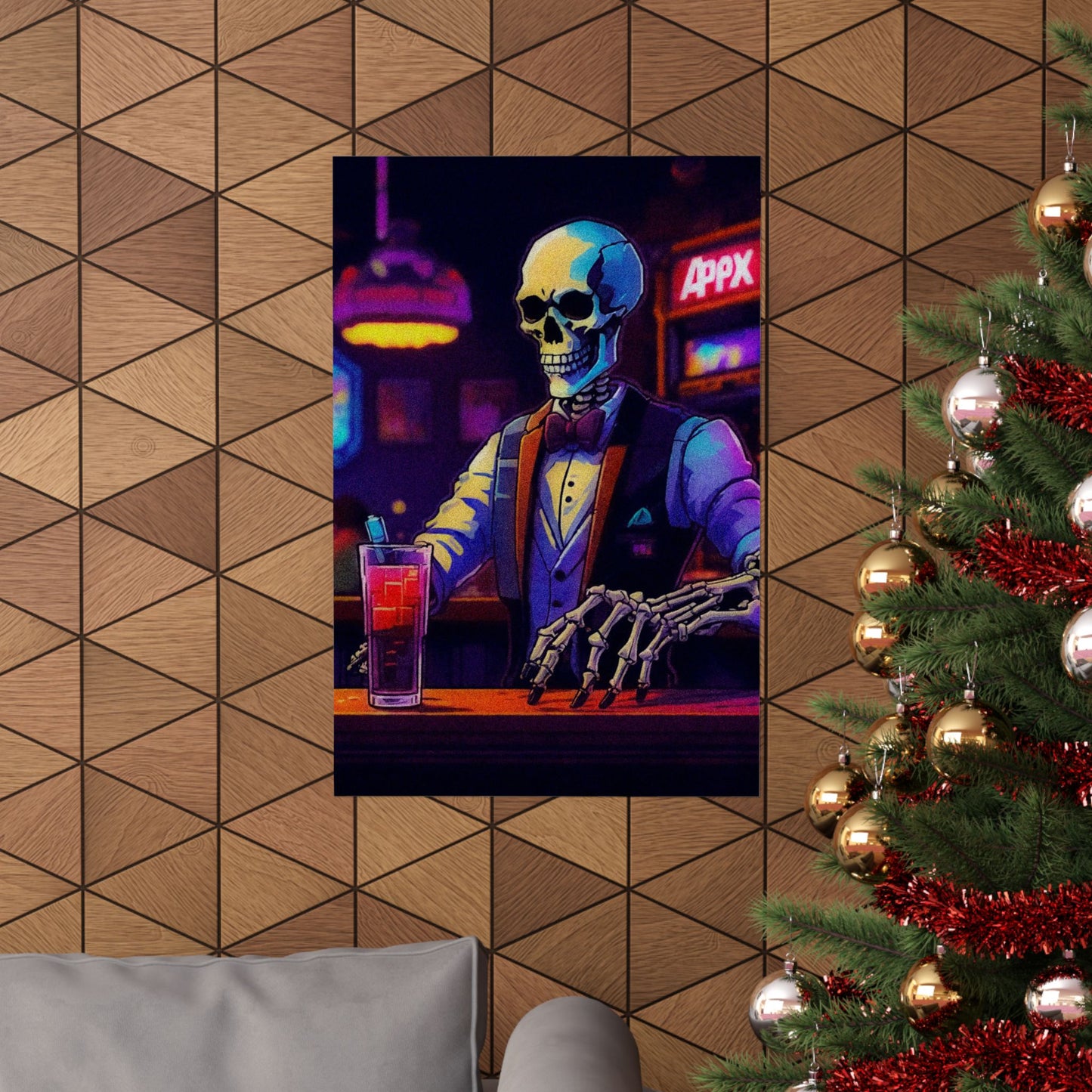 "Bonez behind the Bar" Poster