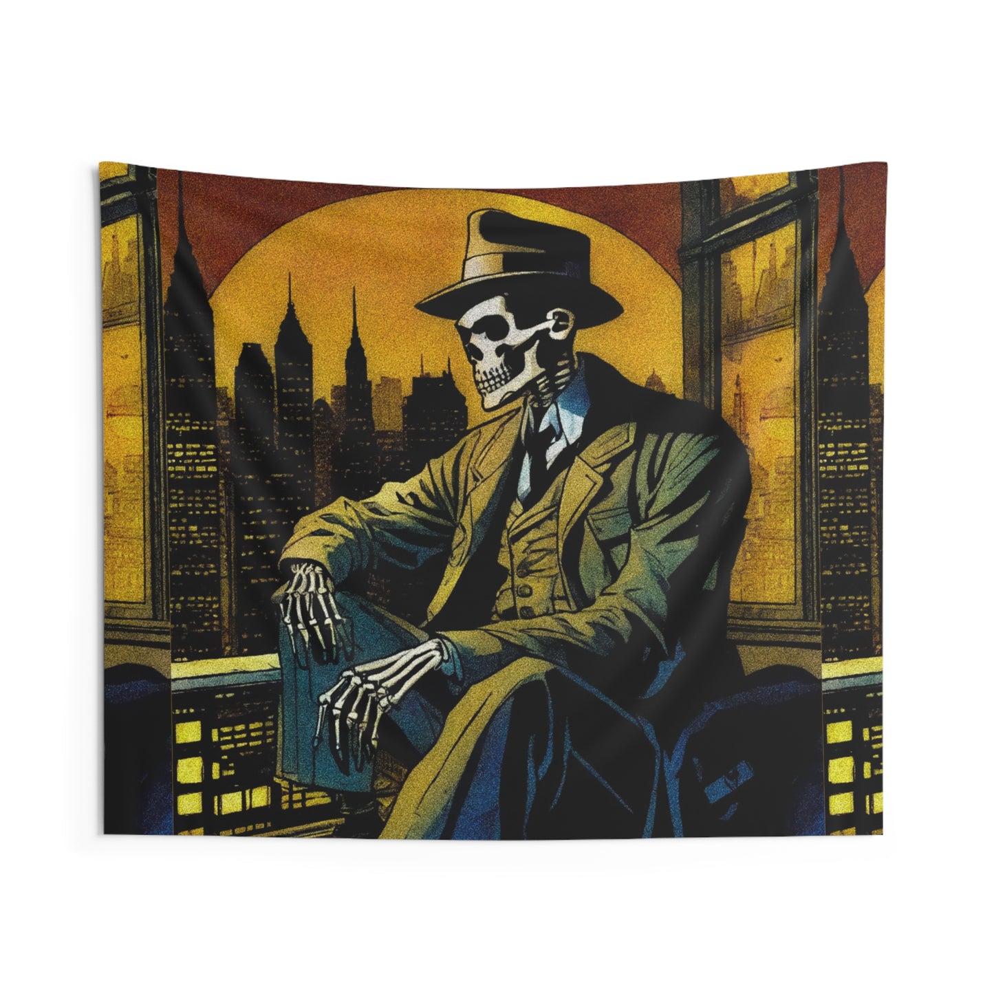 "Rooftop Bonez" Indoor Wall Tapestries