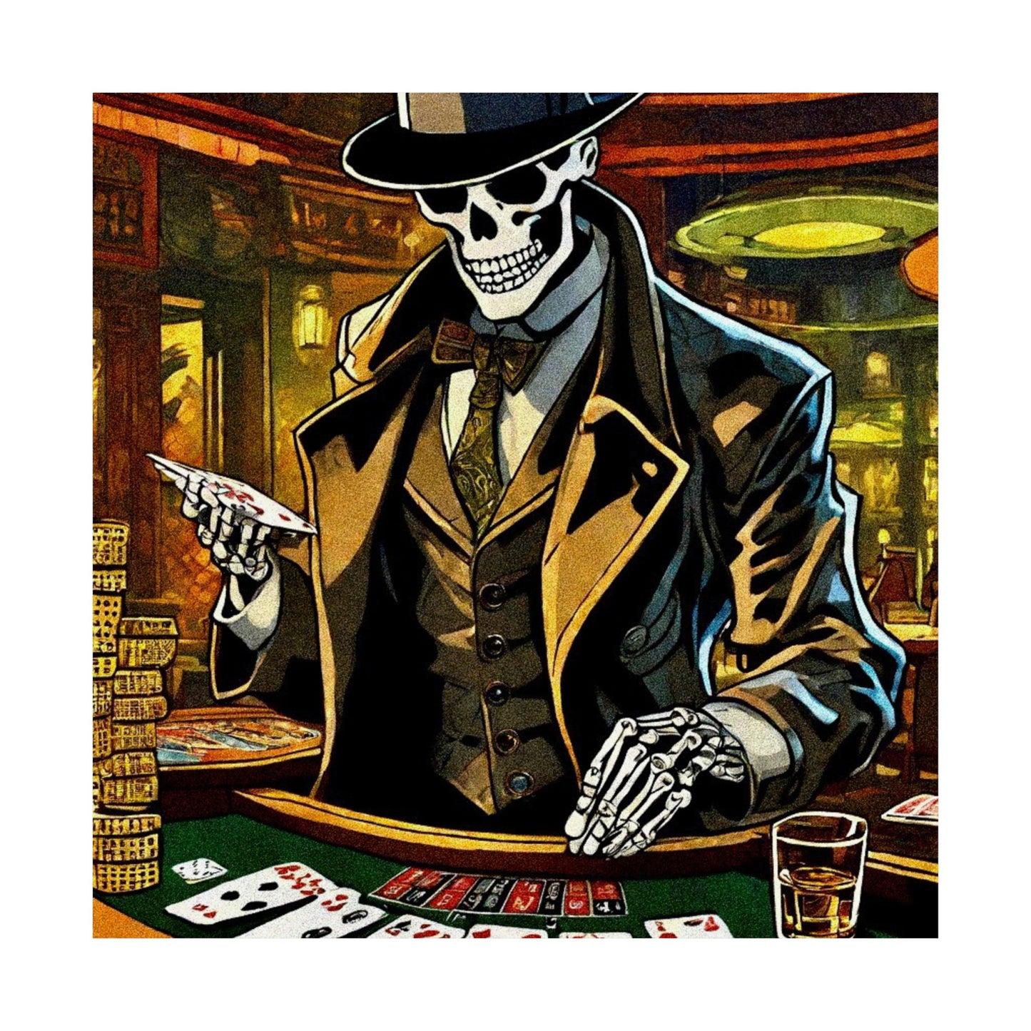 Gambling with Mr.Bones Posters