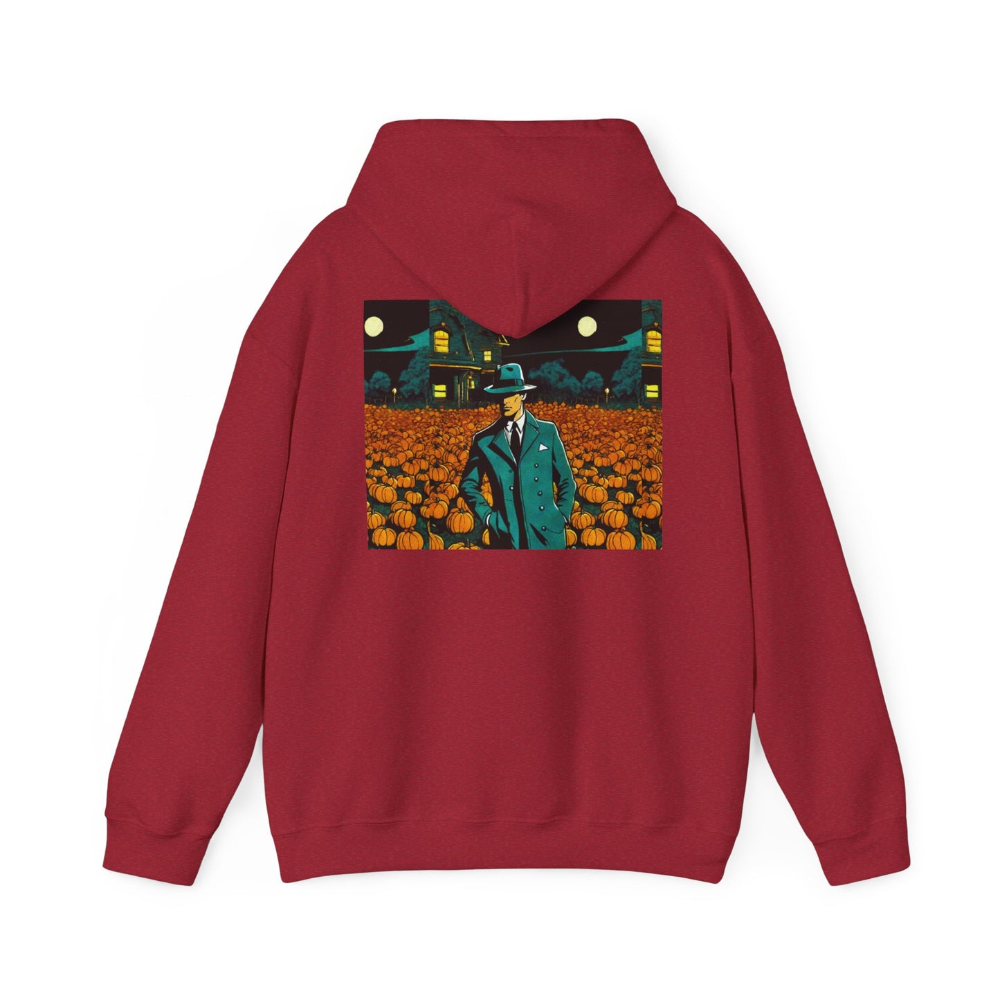 "Tormented Stroll Through The Pumpkin Patch" Unisex Heavy Blend™ Hooded Sweatshirt