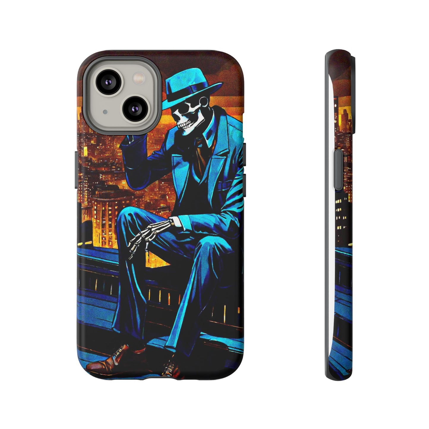 "Night On the Ton" Urban Skeleton Tough Case Stylish Phone Protection for Trendsetters