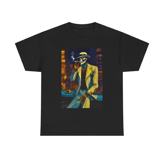 "Mr.Bonez X Tormented Detective" Unisex Heavy Cotton Tee