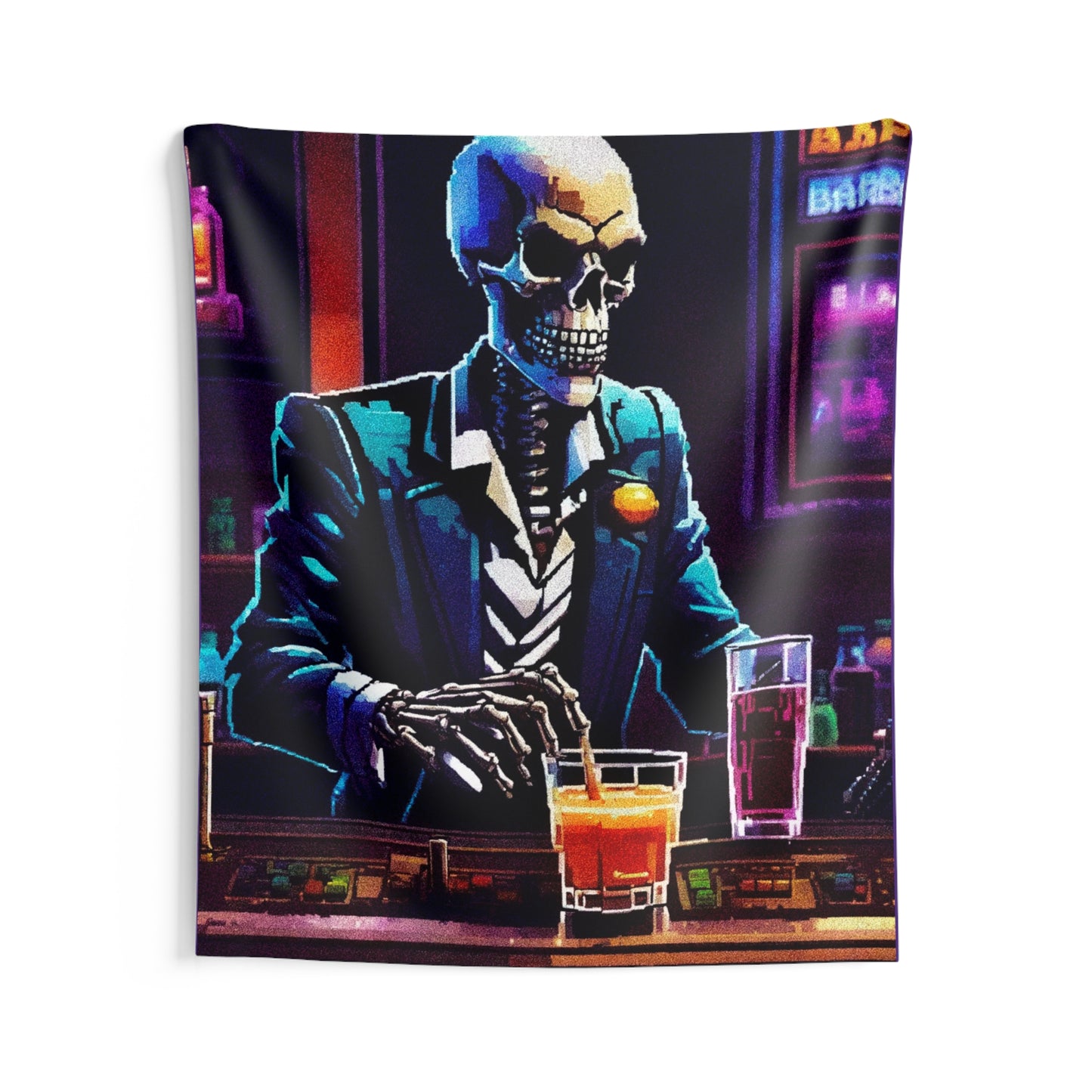 8-Bit Bonez Indoor Wall Tapestries