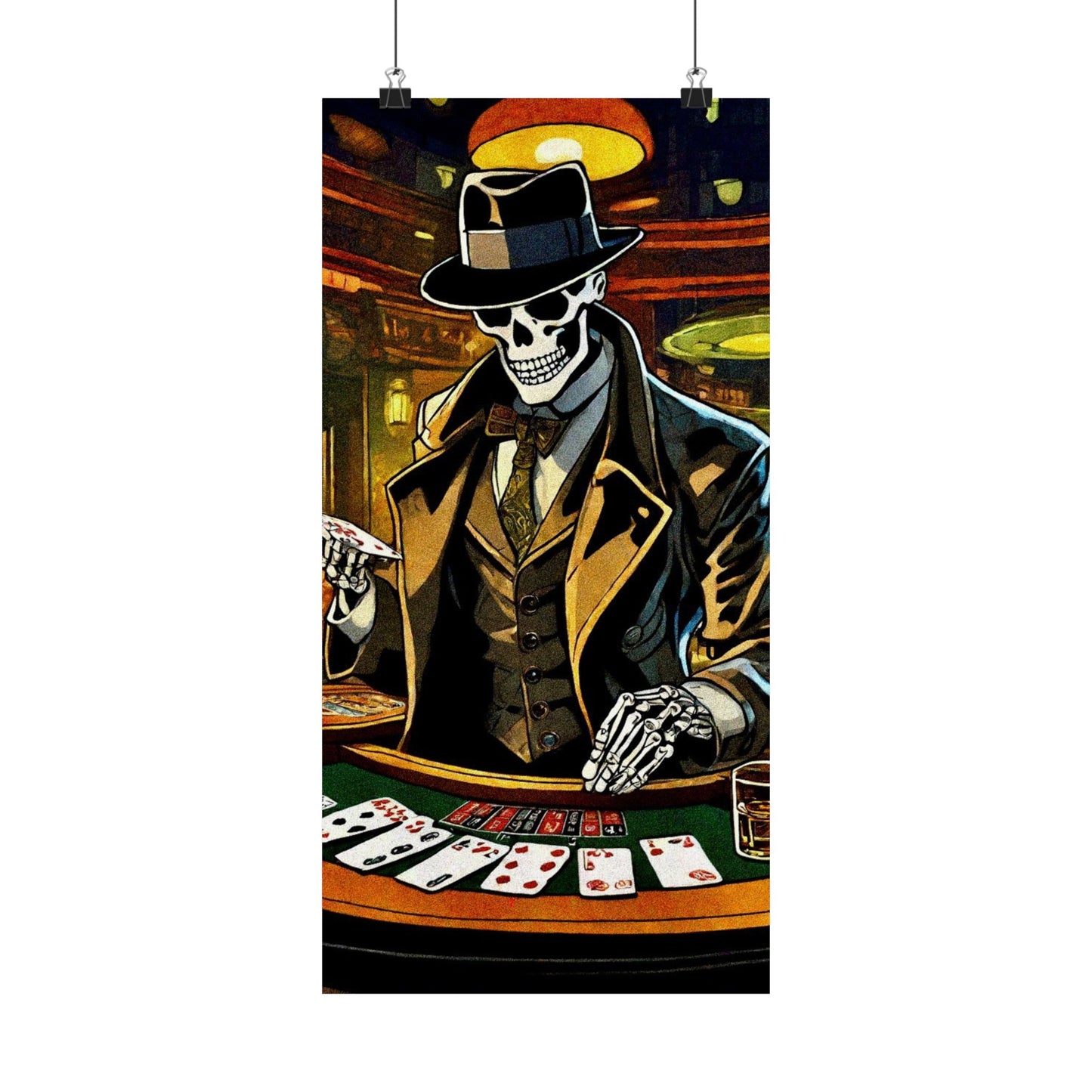 Gambling with Mr.Bones Posters