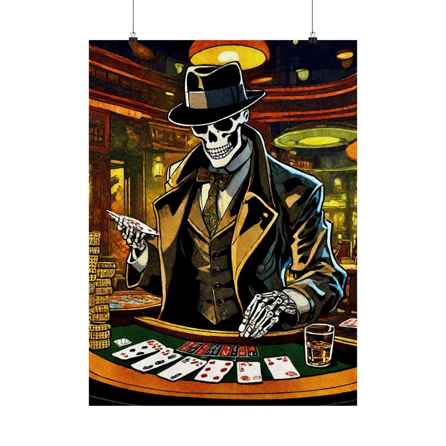 Gambling with Mr.Bones Posters