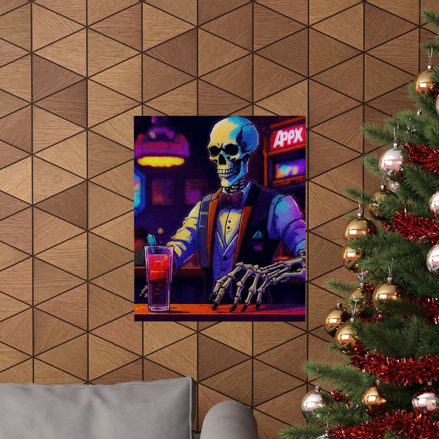 "Bonez behind the Bar" Poster